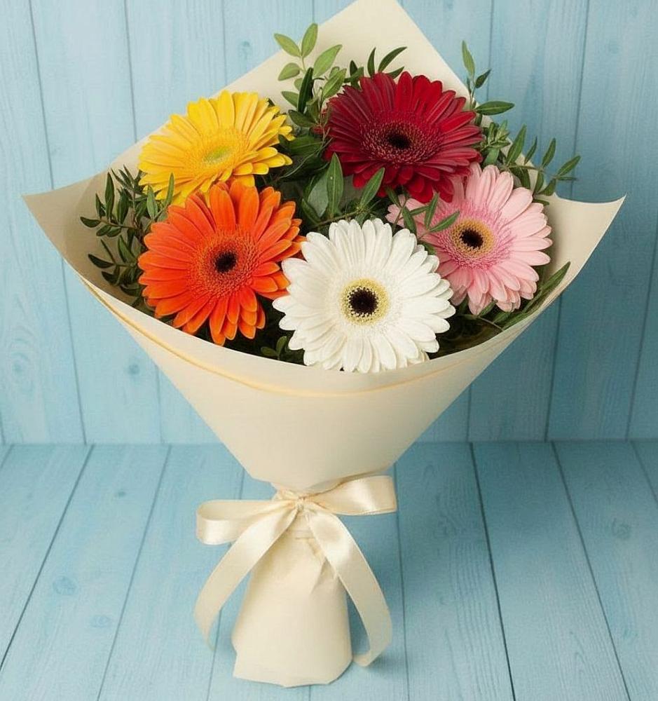Букет цветов из: Герберы в Плеханово