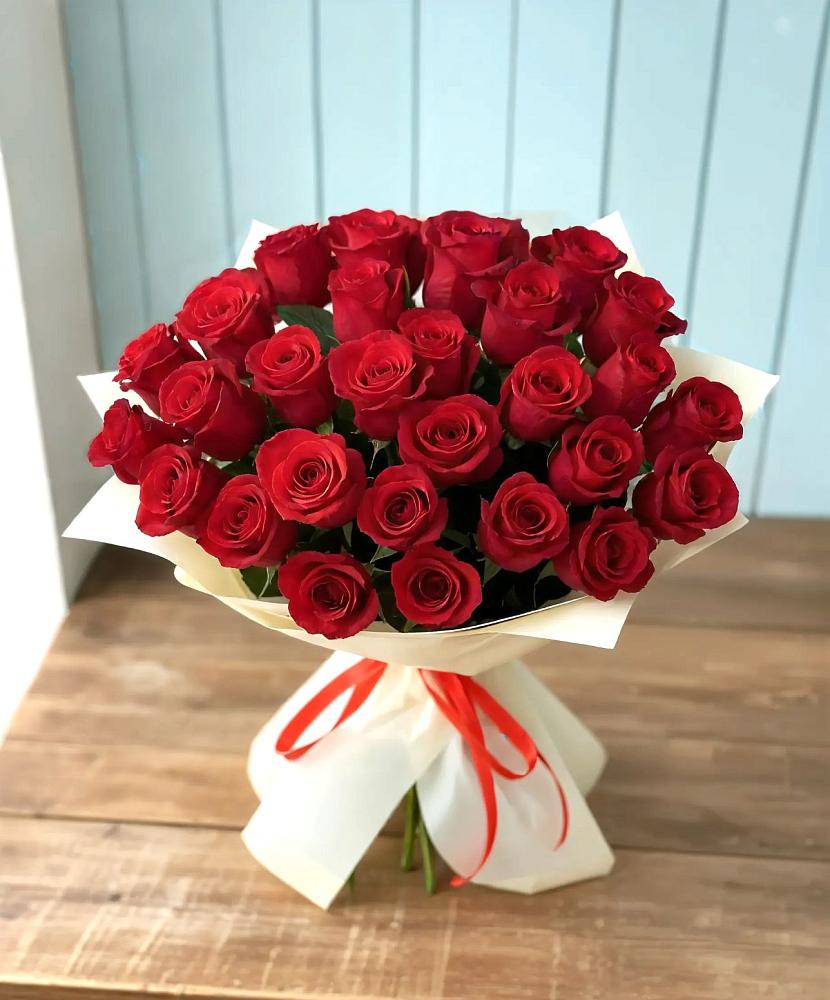 Букет 29 Красных роз в Плеханово