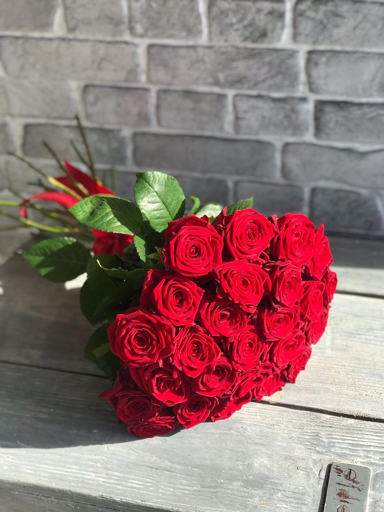 Букет Красные розы Фридом в Плеханово