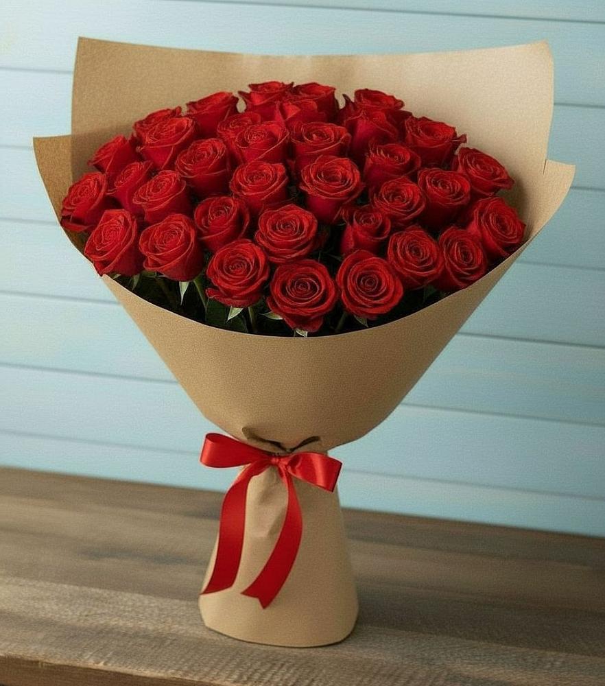 Букет Красные розы Милано в Плеханово
