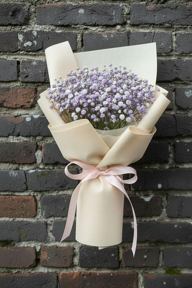 Букет цветов из: Гипсофила в Плеханово