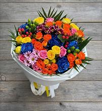 Букет цветов из:  Розы и Хризантемы в Плеханово