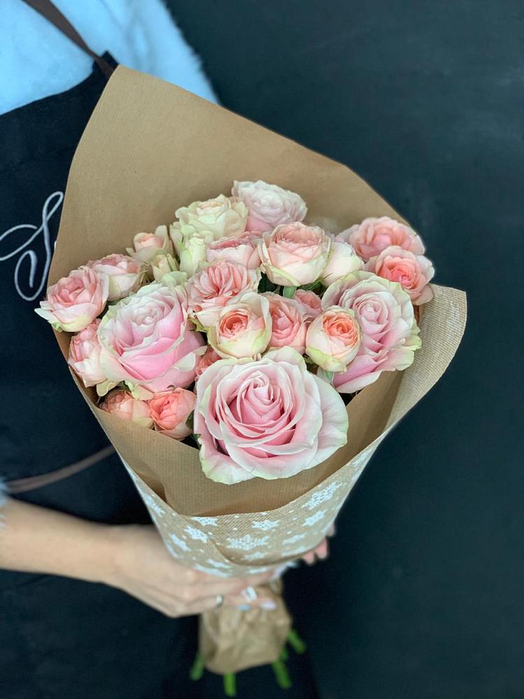 Букет цветов из: Хризантемы и Розы в Плеханово