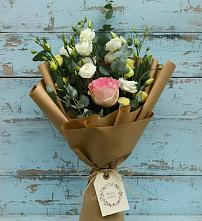 Букет цветов из:  Розы и Лизиантусы в Плеханово
