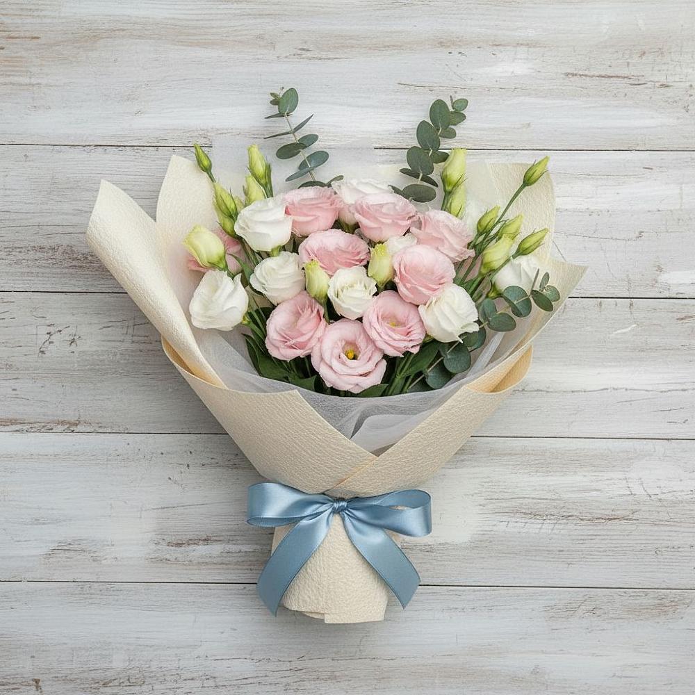 Букет цветов из: Лизиантусы в Плеханово